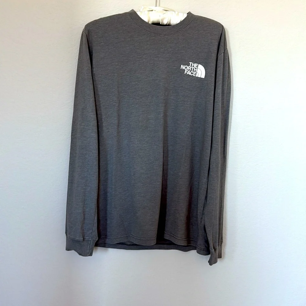 The‎ North Face Men's Charcoal Long Sleeve Tee